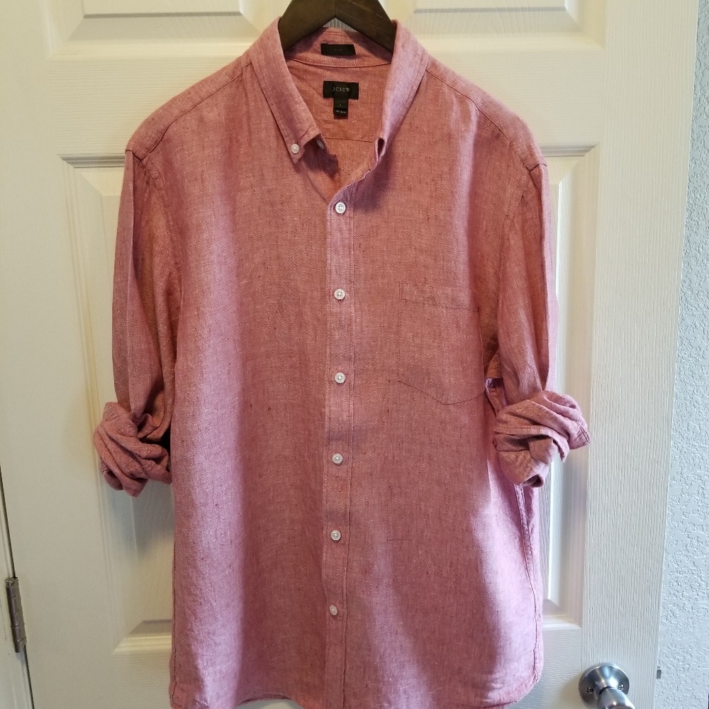 J. Crew Slim fit Linen Shirt